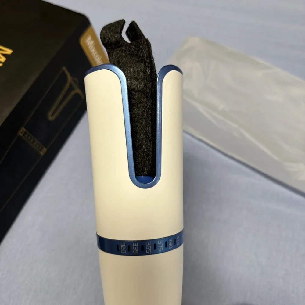 Mixcolor Air Spin N Curl‎ Automatic Hair Curler HB-08 White Travel Vacation